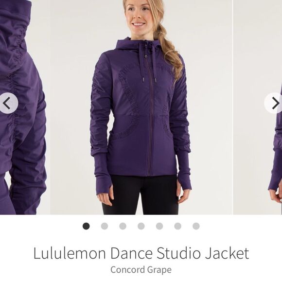 Lululemon Dance Studio Jacket [Concord Grape] Size 6 - Picture 1 of 8